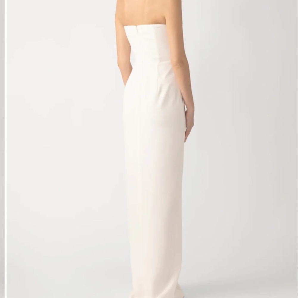 SAU LEE Florence Dress in White - Picture 3 of 16